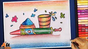 A lunar festival costume made for my friend's character, adeleithiel. How To Draw Holi Festival Easy Drawing For Beginners Youtube