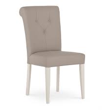 Hilton cantilever pair of dining chairs in cream faux leather. Freeport Grey Faux Leather Upholstered Dining Chair Dining Chairs Meubles