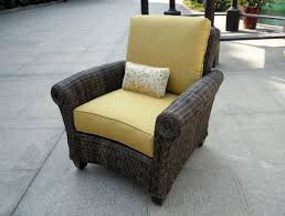 Complete with two ottomans, two armchairs and one accent table to give your patio or deck a warm and inviting feel, the set flaunts tightly woven resin wicker for a stylish look. Wicker Outdoor Furniture A Closer Look Palm Casual
