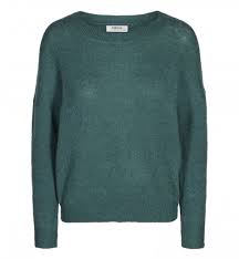 moss copenhagen womens femme mohair pullover silver pine