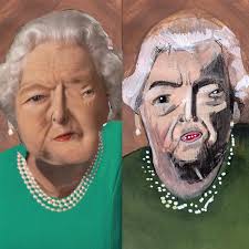 Queen portrait by me 🙏🤝✍️ : r/CasualUK