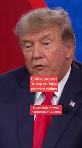 Former President Trump refused to concede the 2020 election and repeated  false claims when pressed by CNN’s Kaitlan Collins.