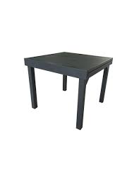 Nantes table made of solid oak, available in extending version or not.‎ Table De Jardin Carree Extensible En Alu Gris Anthracite 4 8 Places