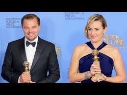 Kate winslet calls leonardo dicaprio the love of my life; Kate Winslet And Leonardo Dicaprio S Golden Globes Reunion Was Too Cute Youtube