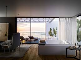 Who Wouldn T Want To Stay In A Beachfront Property Like This Jacuzzi Mawi Home Spa Rituals By Glas Loft Interiors Loft Design Loft Spaces