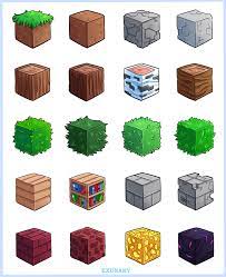 Minecraft Blocks By Exunary D8olxvo Png 800 982 Minecraft Blocks Minecraft Amazing Art