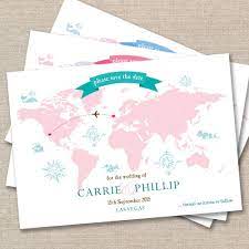 25 X Personalised Wedding Save The Date Vintage World Map Post Card Abroad Beach Map Wedding Invitation Vintage Wedding Invitations Wedding Cards