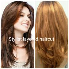 Modern haircut has many variations and is suitable for girls and women of any age and for … 3 Layer Hair Cutting Style Girl Long Hair Get Images Two