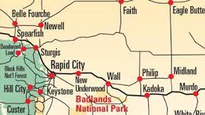 This is the fastest route from keystone, sd to deadwood, sd. Maps Black Hills Badlands South Dakota
