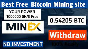 This video will show you how to start bitcoin mining from home. Minex Best Free Btc Mining New Website Free Bitcoin No Investment Youtube