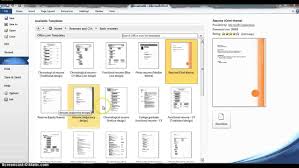 At the particular end of typically the day, you save a lot of time and cash than you would in case you created the themes from scratch. Using Microsoft Word Resume Templates Youtube