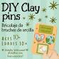 DIY Clay Pins - Bricolaje de broches de arcilla event image
