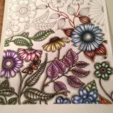 Big Flowers Double Page Secret Garden Flores Grandes Pagina Dupla Jardim Sec Secret Garden Coloring Book Johanna Basford Secret Garden Secret Garden Colouring