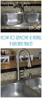 install a kitchen moen faucet