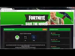 Unused free fortnite skin codes fortnite redeem code download ps4 xbox one pc soblogz . Fortnite Save The World Free Code Xbox One Generator 10 2021