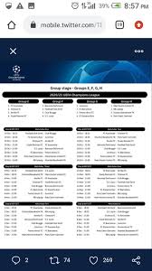 The premier league website employs cookies to make our website work and improve your user experience. Uefa Champions League Fixtures 20 21 Sports Nigeria