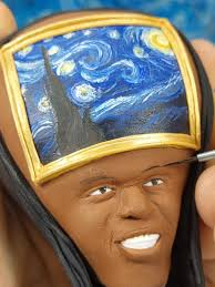 Nine Tailed Fox Made Out of Clay