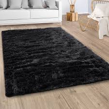 23 € vb 90522 oberasbach. Hochflor Teppich Wohnzimmer Fellteppich Kunstfell Shaggy Flauschig Schwarz Kaufen Bei Diva Teppich Center
