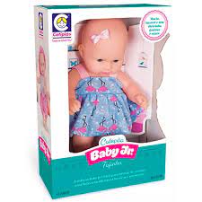 Boneca Baby Jr Sapeca Brinquedos