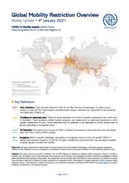 There is a level 4 travel advisory recommending u.s. Covid 19 Travel Restrictions Output 4 January 2021 Flow Monitoring