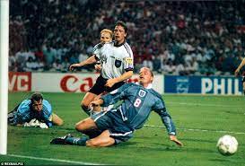 In regular time scores shearer in the 3rd min for. 1996 England Germany 1 1 1 1 1 1 5 6 Germany S Deutschlands Nationalmannschaft