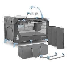 Hauck reisebett sleep n play go plus / für babys und kinder ab geburt bis 15 kg / 120 x 60 cm / leicht / kompakt faltbar / inkl. Kinderreisebett Joy Kinderkraft
