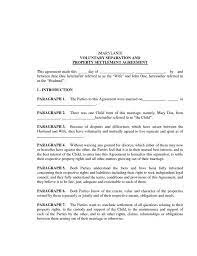 A separation agreement template may also set out in general terms the arrangements you and your spouse have agreed for the children. Divorce Settlement Agreement Sample Ontario Marital Dissolution Example South Africa Legal Separation Uk