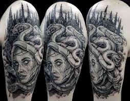 80 Medusa Tattoo Designs For Men Snakes To Stone In this case, medusa will be drawn with the torso of a woman and the tail of a snake. 80 medusa tattoo designs for men