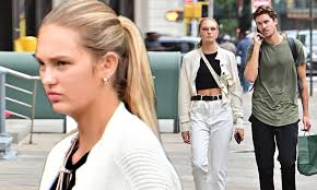 Date night makeup tutorial with romee strijd. Romee Strijd Steps Out With Husband Laurens Van Leeuwen After Victoria S Secret Show Is Cancelled Daily Mail Online