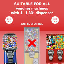 Capsule Vending Machine Translucent Round Capsules Empty 50 pcs 1.26 inch - Gumball  Machine Capsules Bulk Party Favors Containers - Easter Basket Stuffers  Gifts Pinata Stuffers DIY Craft Supplies : Amazon.ca: Industrial &  Scientific