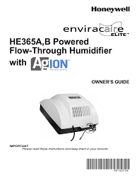 Check spelling or type a new query. He365a B Powered Flow Through Humidifier Manualzz