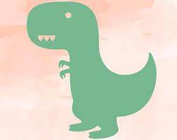 Free Free 125 Baby Dinosaur Svg Cute T Rex Silhouette SVG PNG EPS DXF File