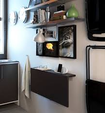 You can make this as wide or narrow as you can spare and have it at any height. Yes You Too Can Have An Eat In Kitchen Ikea S Wall Mounted Drop Leaf Tables Kitchn