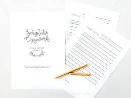 FREE Printable Bible Verses For Handwriting and Copywork
