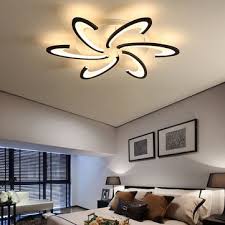 Led ceiling lighting is recessed lamps which are entrenched in the ceiling. Modern Led Ceiling Light For Living Dining Room Bedroom Lustres Led Chandelier Sale Banggood Com