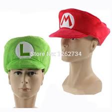 Mario And Luigi Costume Mario Luigi Baseball Mario Ball Cap CZAPKA Z  DASZKIEM SUPER MARIO BROS LUIGI COSPLAY 5825705696
