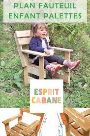 fauteuil enfant en palettes fauteuil enfant palette jardin jardin pour enfants