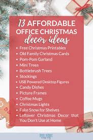 Ew's maureen lee lenker joins jenny holiday on instagram to talk 'a princess for christmas.' Affordable Office Christmas Decorations Ideas Our Home Made Easy
