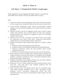 Maybe you would like to learn more about one of these? Rangkuman Tema 6 Kelas 6 K13 Pdf