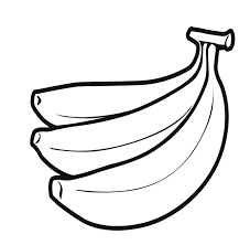 Great And Tasty Banana Coloring Page For Kids Fruit Coloring Pages Vegetable Coloring Pages Coloring Pages For Boys