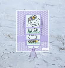 Cathy seal made this beautiful hybrid card. Waterfall Card Idea That Will Bring You Springtime Joy