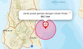 Ini info tsunami dan gempa di indonesia. Dini Hari Gempa Bumi 4 3 Sr Landa Bulukumba Sulsel