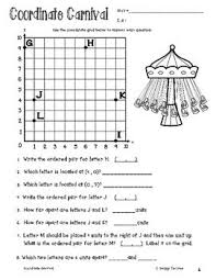 Check Out This Freebie That Helps Students Use Ordered Pairs And Coordinate Planes Also Known As Coordinate Grids Coordinate Plane Coordinate Grid Coordinates