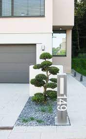 galerie vereal amenagement paysager devant maison amenagement entree deco jardin