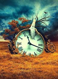 Girl Sitting On A Clock In The Middle Of A Field Surreal Art Surreal Art Art Fantasy Art