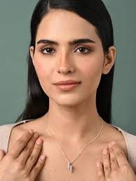 Clara 925 Silver Curl Chain Necklace