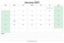 Printable 2021 calendar by month with holidays. Printable Calendar 2021 Yearly Monthly Weekly Planner Template