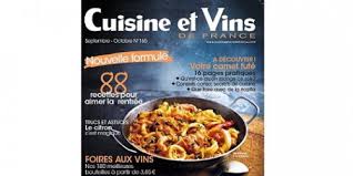 Tous le numéros de cuisine et vins de france sur notre kiosque. Magazine Marie Claire