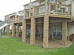 Check spelling or type a new query. Brick Around Poles Faux Stone Columns Post Wraps Column Wraps Traditional Exterior Stone Columns Traditional Exterior Faux Stone Siding
