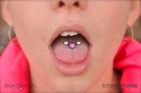 I Had The Opportunity To Do This Unique Triple Tongue Piercing Yesterday This Arrangement Can Be Done Safely Tongue Piercing Tounge Piercing Piercings Unique